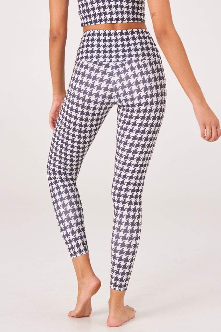 Onzie Leggings High Rise Midi Legging - Houndstooth