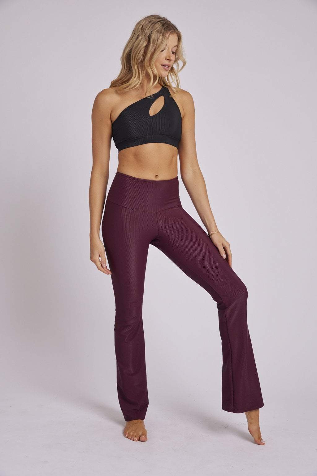 Rib Studio Flare Leg Pant By Onzie