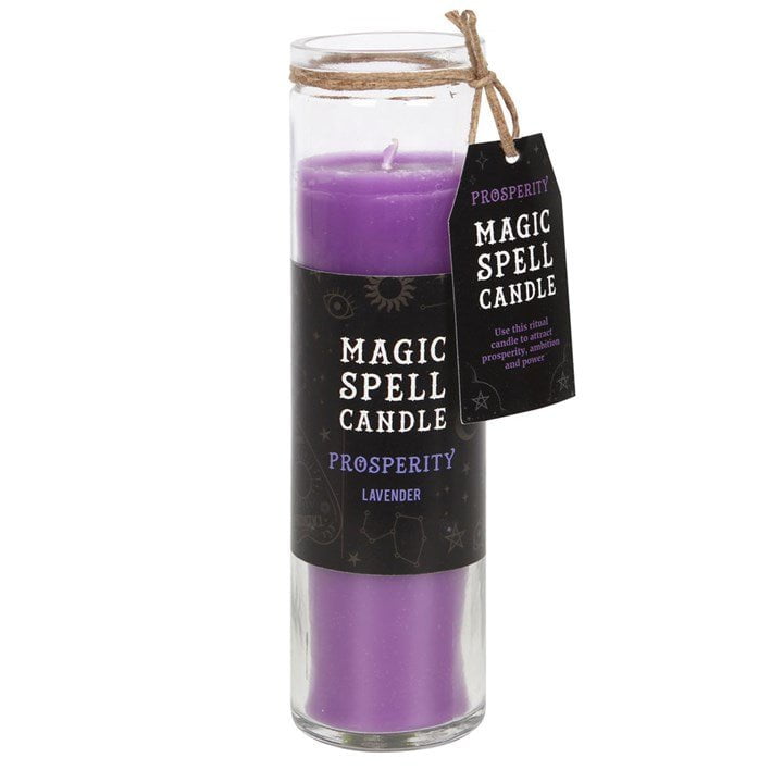 WEDOYOGA Lavender 'Prosperity' Spell Tube Candle