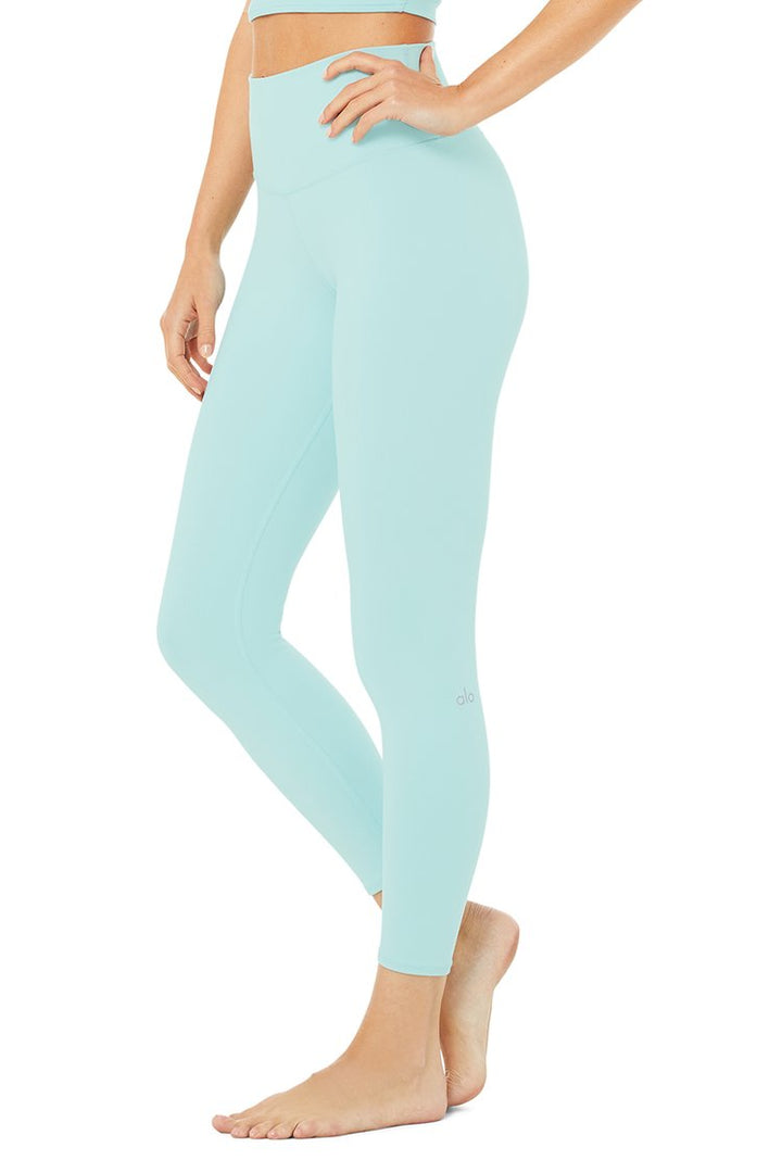 Alo Yoga Leggings 7/8  High-Waist Airbrush Legging - Blue Quartz