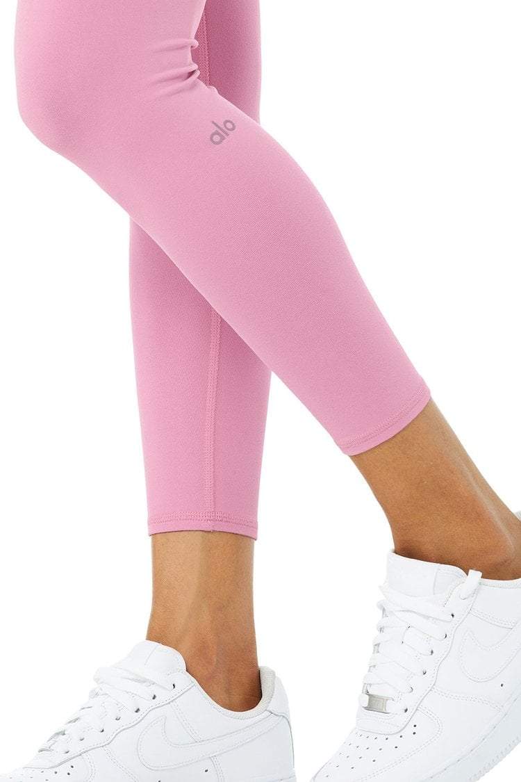 Alo Yoga Leggings 7/8 High-Waist Airbrush Legging - Parisian Pink