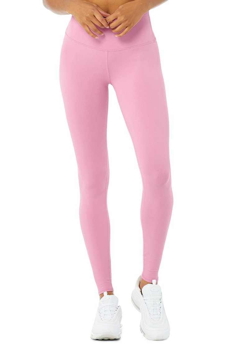 Alo Yoga Leggings High-Waist Airbrush Legging - Parisian Pink