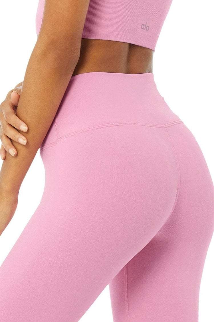 Alo Yoga Leggings High-Waist Airbrush Legging - Parisian Pink