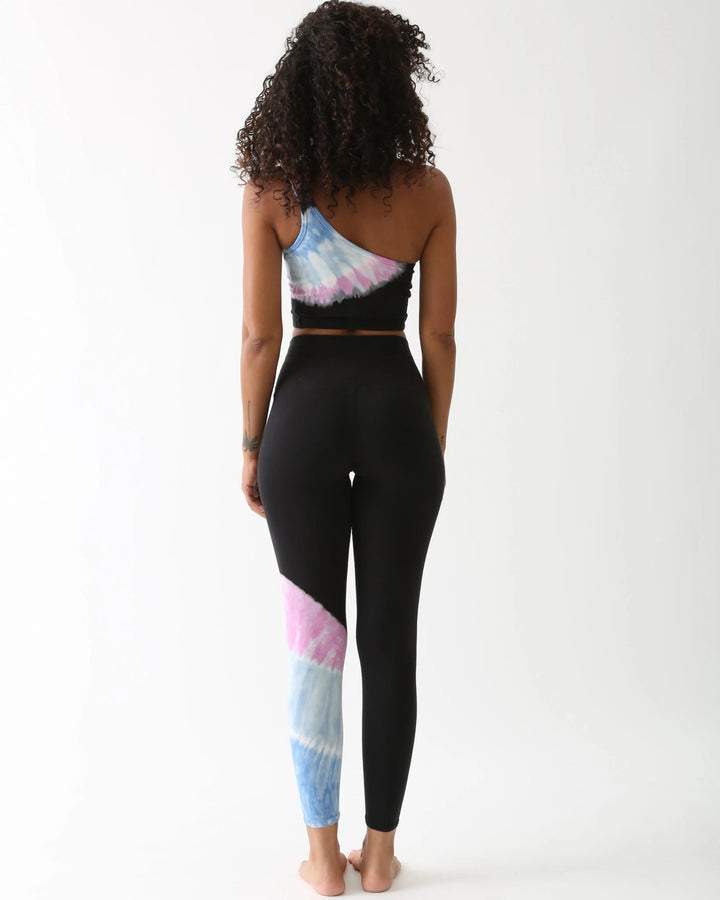 Electric & Rose Leggings Sunset Leggings - Onyx / Taffy / Periwinkle