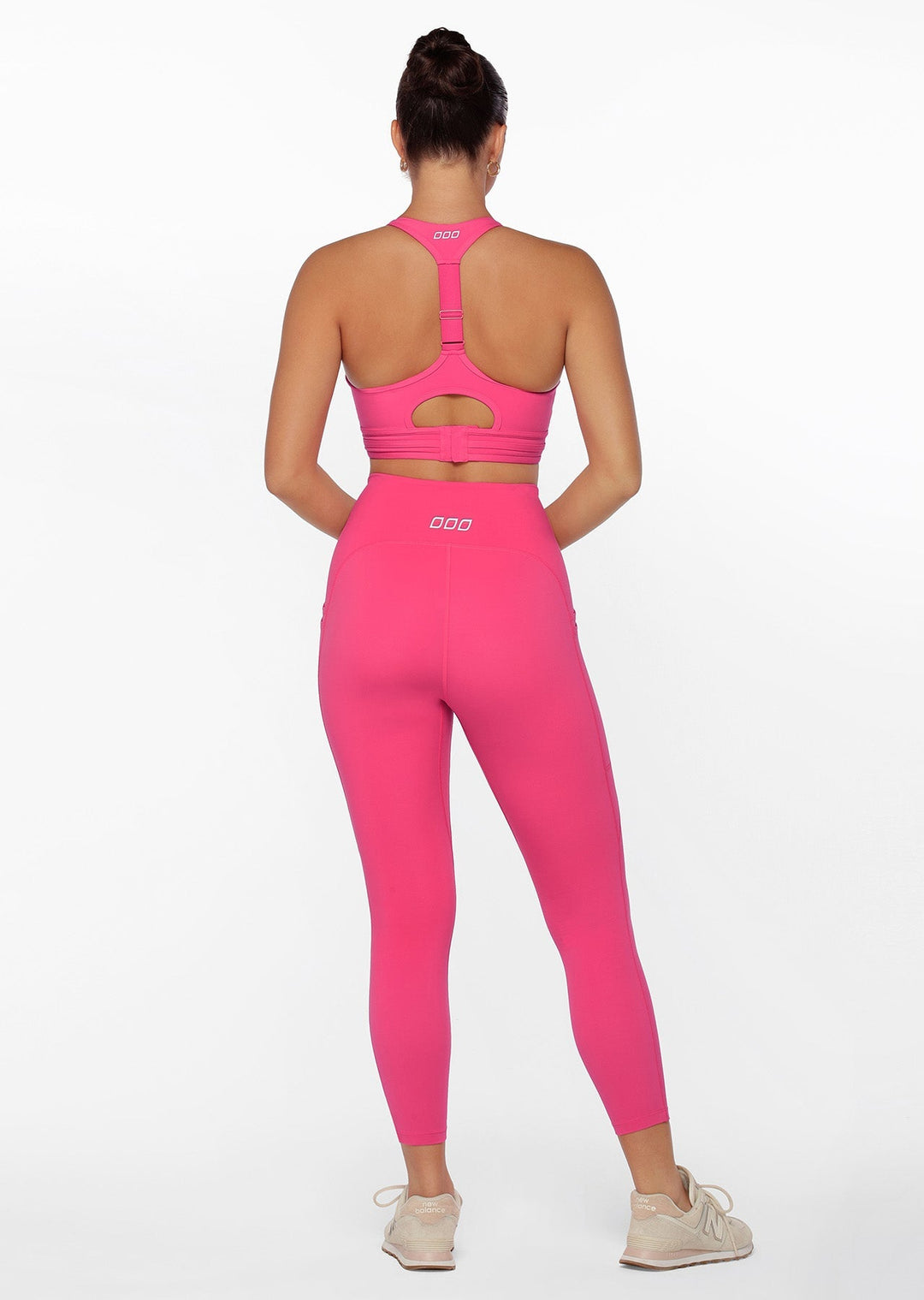 Lorna Jane 7/8 Leggings Be Active Eco No Ride Ankle Biter Leggings - Rose Pink