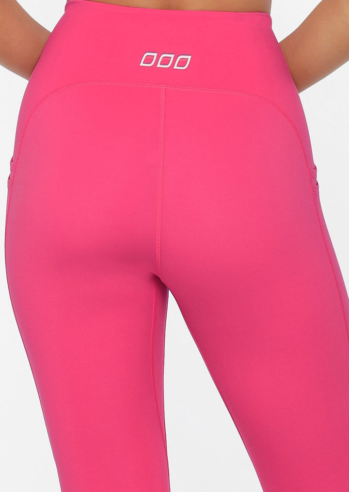 Lorna Jane 7/8 Leggings Be Active Eco No Ride Ankle Biter Leggings - Rose Pink