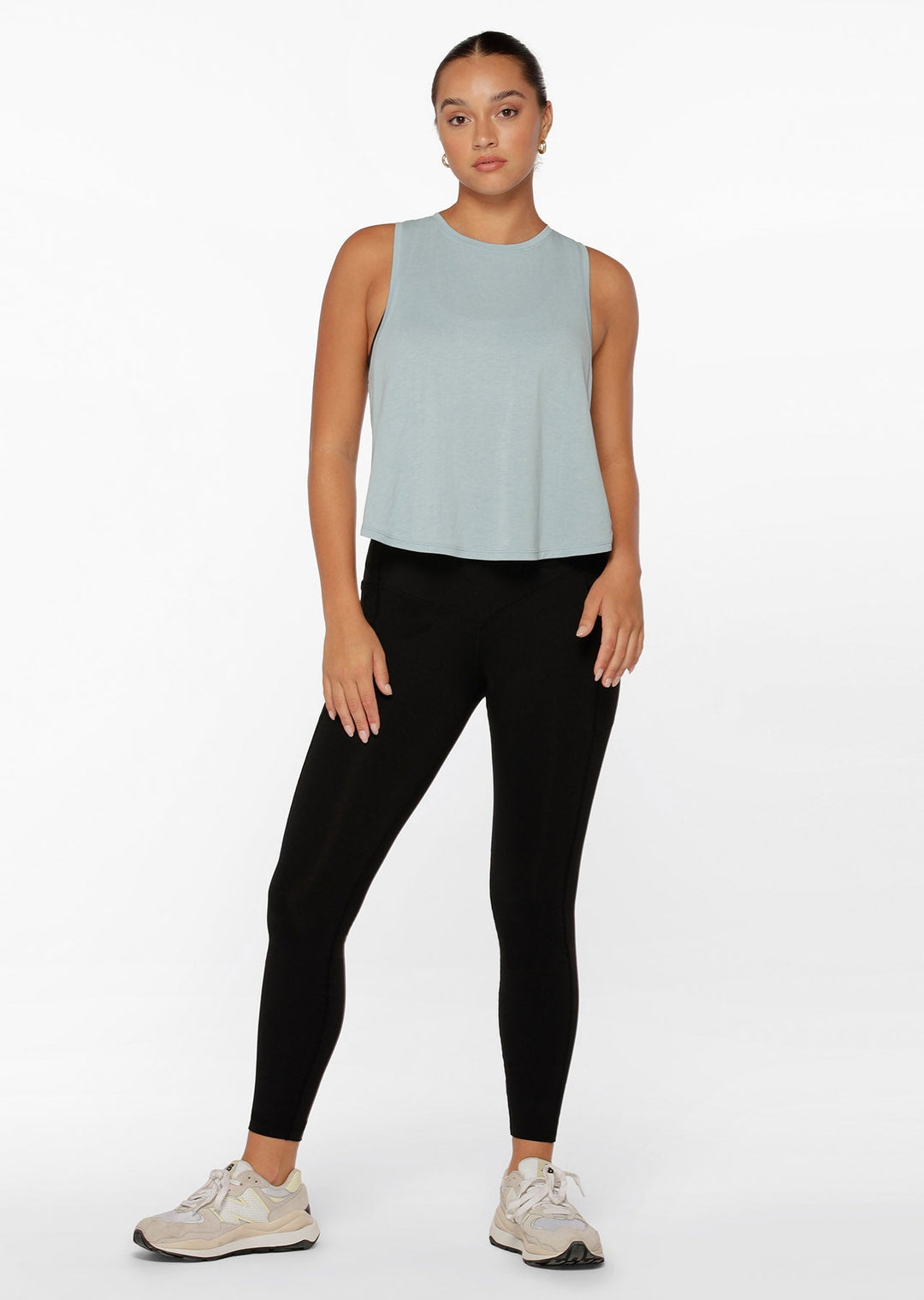 Lorna Jane Shorts Asymmetric Active Tank