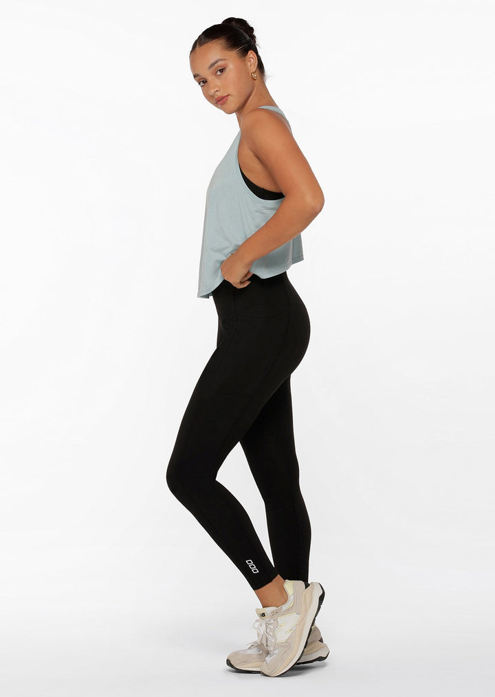 Lorna Jane Tops Asymmetric Active Tank - Arctic