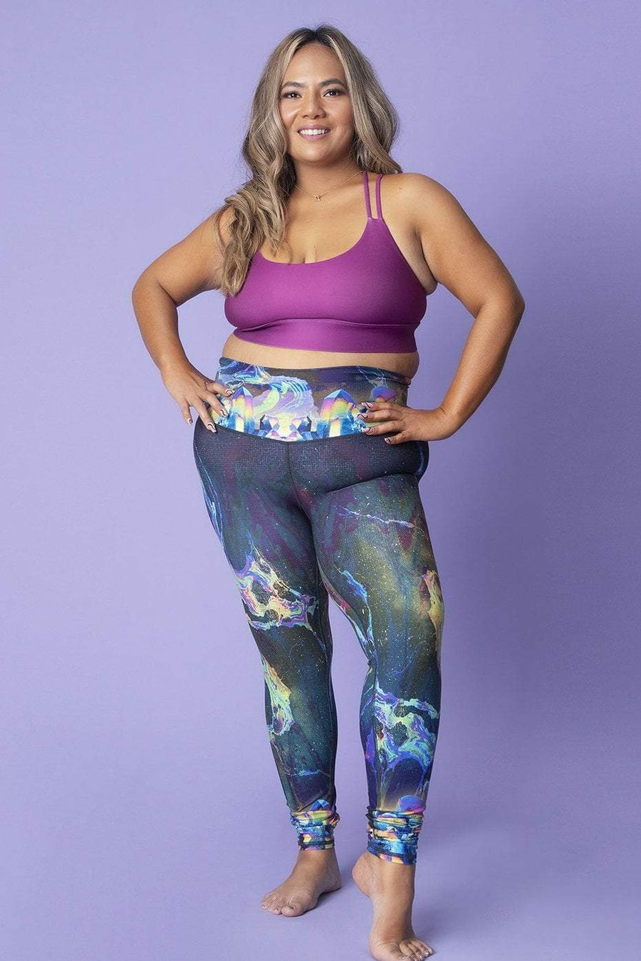 Niyama Sol Leggings Rainbow Aura Barefoot Legging