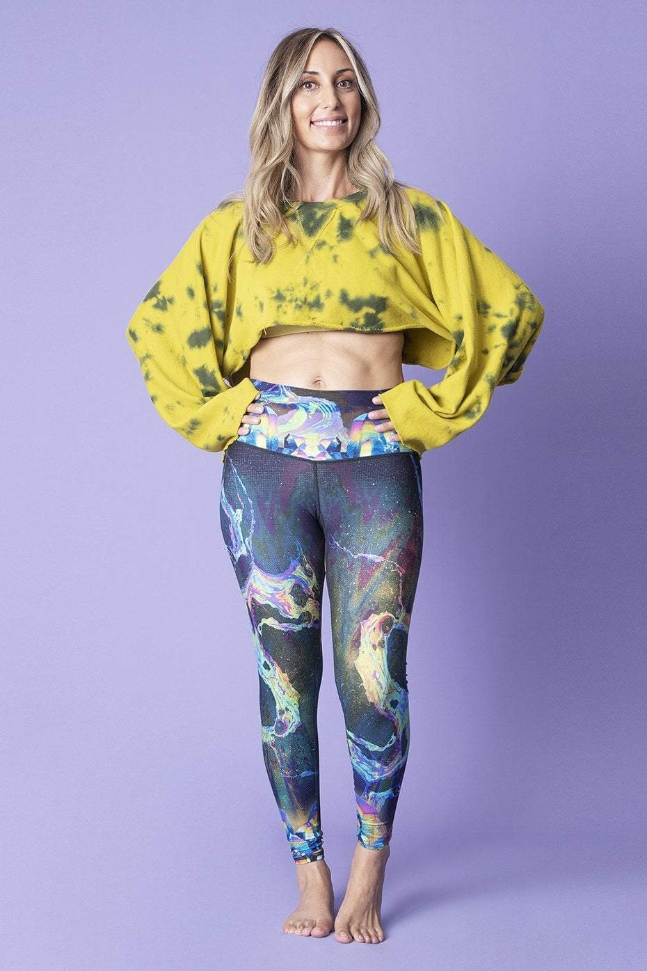 Niyama Sol Leggings Rainbow Aura Barefoot Legging