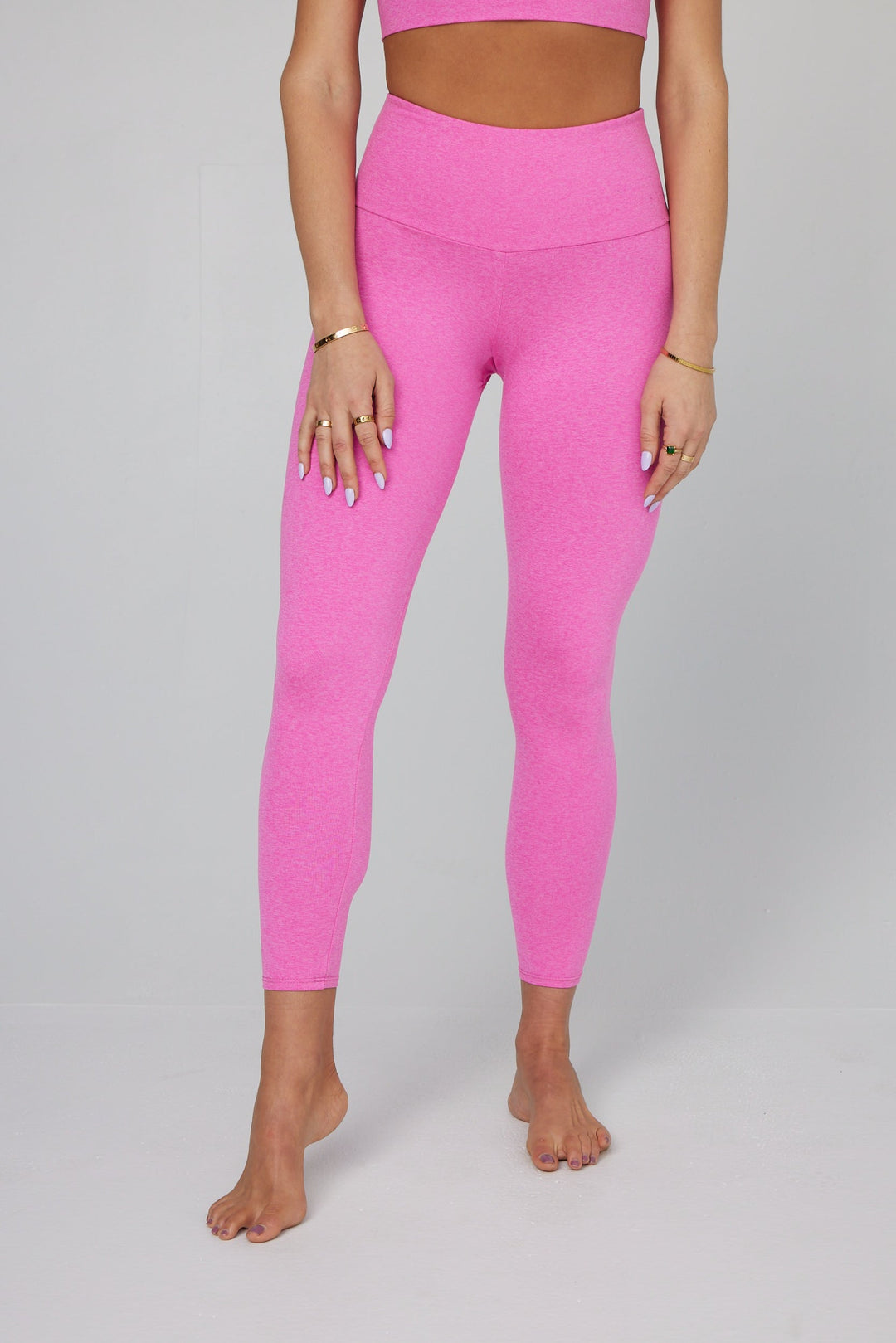 Onzie Leggings Eco Luxe Legging Positive Pink