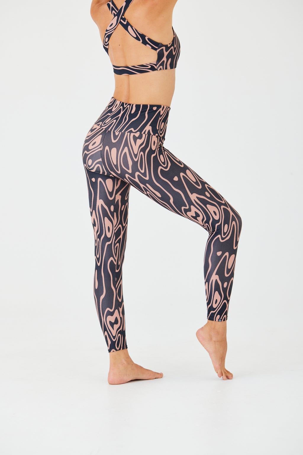 Onzie Leggings High Rise Rib Legging - Roads