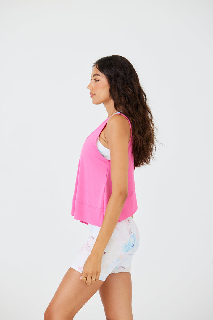 Onzie tank top OM Tank - Pink Carnation