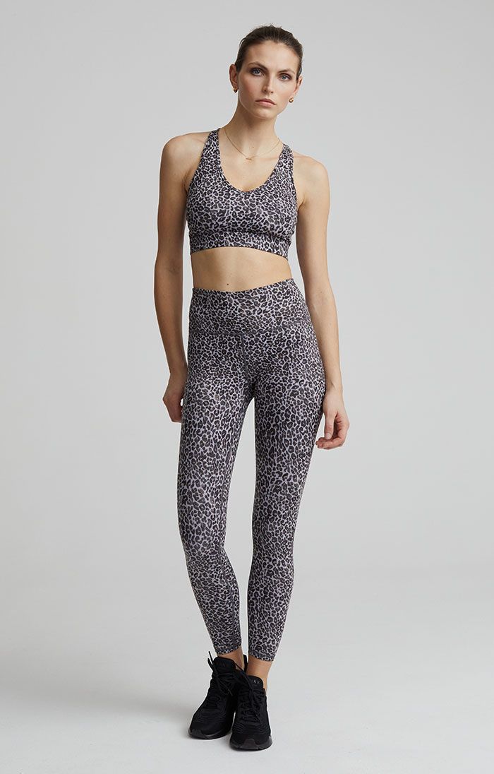 Varley Leggings Let's Move High Rise Legging - Brushed Leopard