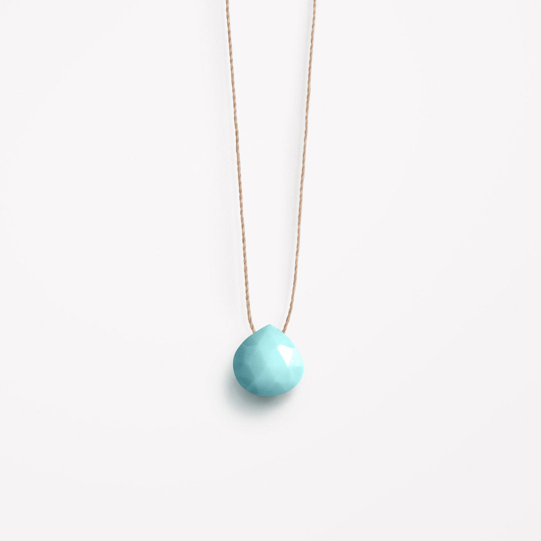 Wanderlust Life Jewellery necklace December Fine Cord Birthstone Necklace | Turquoise