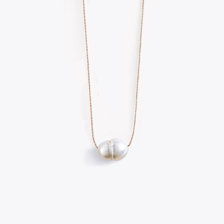 wanderlust life jewellery necklace Pearl Fine Cord Necklace