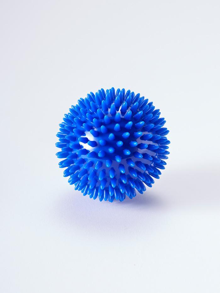 YogaMatters Yoga Props Yogamatters Spiky Massage Ball Blue Large (9cm)